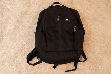 Zaino Vans nero black ripstop unisex uomo donna