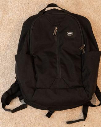 Zaino Vans nero black ripstop unisex uomo donna