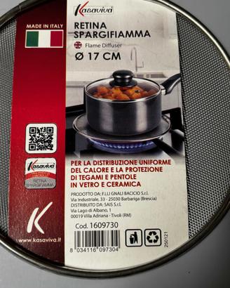 Retina Spargifiamma Kasaviva 17 cm - Made in Italy