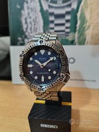 Ultra raro Seiko 7002 7020 BLU Automatico Diver