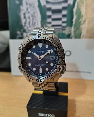 Ultra raro Seiko 7002 7020 BLU Automatico Diver