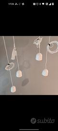 Lampada a sospensione a 4 luci