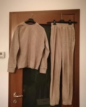 Completo tuta donna taglia XS H&M "cozy autumn"