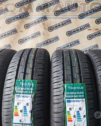 4 pneumatici nuovi 195 60 16 c tristar fiat Doblò