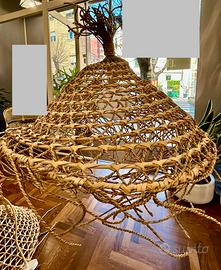 Lampade sospensione interno /esterno intrecciate