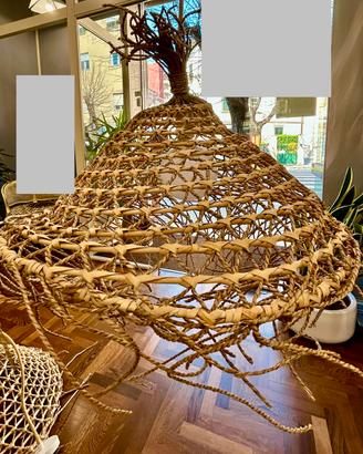 Lampade sospensione interno /esterno intrecciate