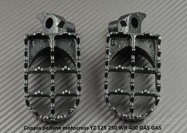 Coppia pedane motocross YZ 125 250 WR 400 GAS GAS