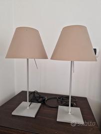 2 lampade da tavolo/comodino Costanzina