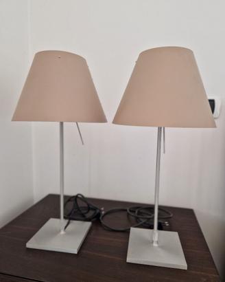2 lampade da tavolo/comodino Costanzina