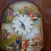 Orologio da parete in legno