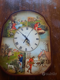 Orologio da parete in legno