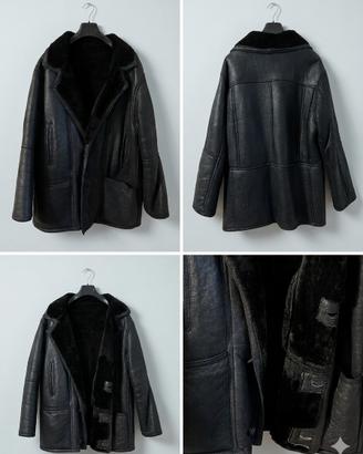 Cappotto da uomo in vera pelle. Artigianale