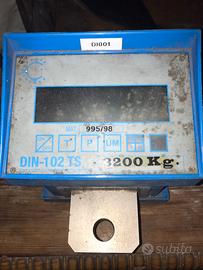 Dinamometro bilancia per: gancio,carroponte o gru