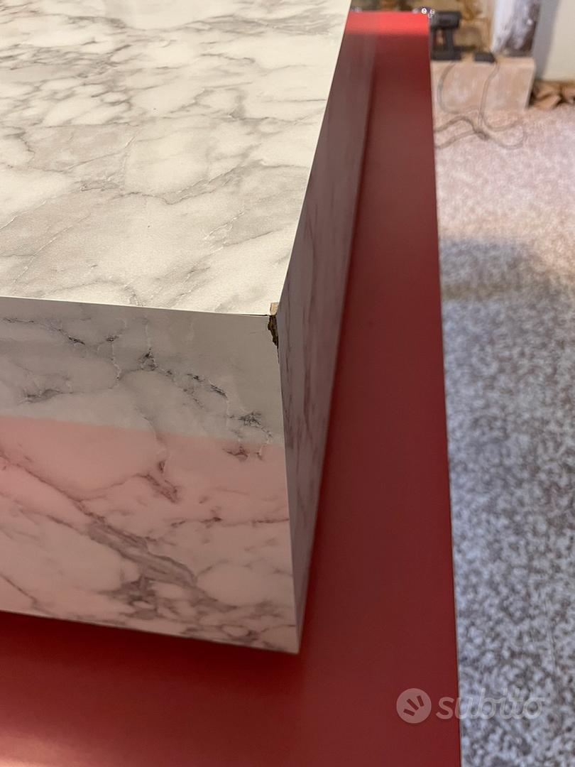 Tavolino da salotto effetto marmo Lesley - Arredamento e Casalinghi In  vendita a Cremona