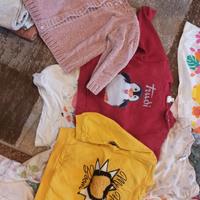 Box vestiti vari da bambina 9-24m