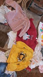 Box vestiti vari da bambina 9-24m