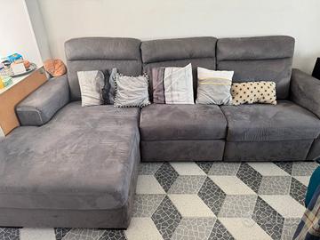 divano a tre posti con Chase long