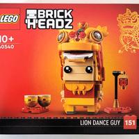 LEGO BrickHeadz 40540 Lion Dance Guy Nuovo 10/10
