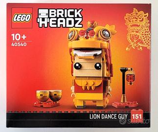 LEGO BrickHeadz 40540 Lion Dance Guy Nuovo 10/10