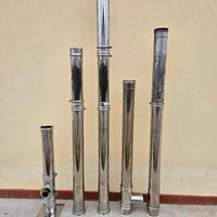 tubi camino acciaio inox monoparete diametro 100mm