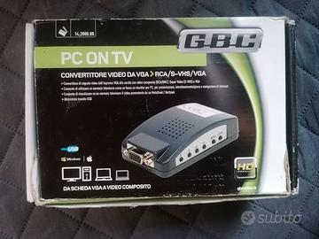 Convertitore video da Vga a RCA/S-VHS/VGA
