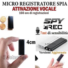 Micro mini registratore vocale audio spy spia voic