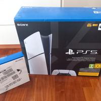 PS5 slim + base verticale ps5 + vari giochi + ps p