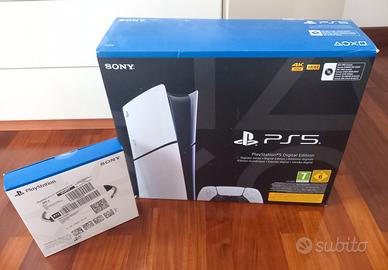 PS5 slim + base verticale ps5 + vari giochi + ps p