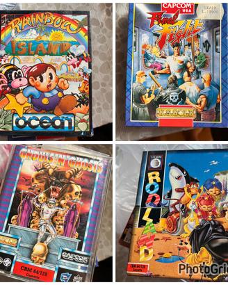 Video giochi vintage retro game commodore 64/128