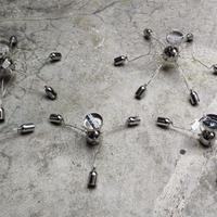 lampadari Rossini in acciaio cromato