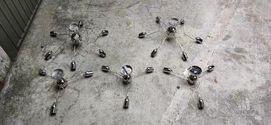 lampadari Rossini in acciaio cromato