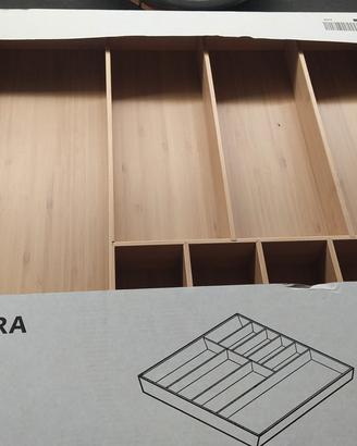 porta posate in bambù IKEA
