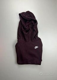 Felpa Nike con Cappuccio Rossa Taglia S Nuova