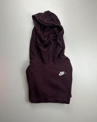 Felpa Nike con Cappuccio Rossa Taglia S Nuova