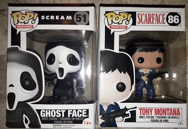 Funko Pop Tony Montana e Ghostface 