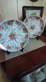 piatti ceramica giapponesi decoro fiori e oro 