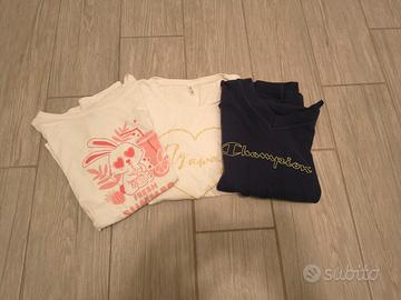 Set magliette t-shirt bambina ragazza