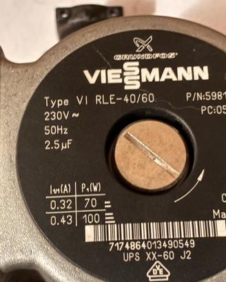 Pompa Circolatore Caldaia Viessmann