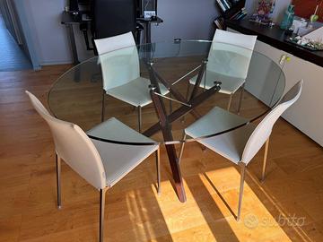 Tavolo Orione Zanotta Con Sedie