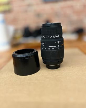 Sigma 70-300mm f/4-5.6 DG Macro per Nikon