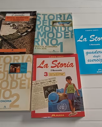 Lotto libri di storia