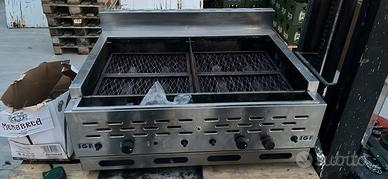 Piastra professionale a gas 80x50