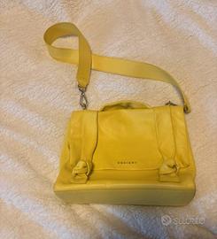 Borsa anche tracolla gialla Orciani