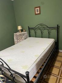 Letto in ferro battuti completo una piazza e mezza
