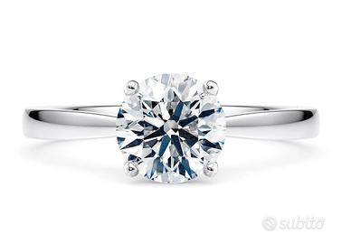 Anello solitario modello Tiffany  Diamante 0,70 ct