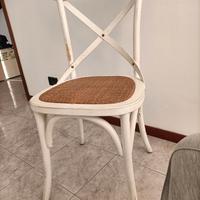 6 sedie bianche dialma brown usate