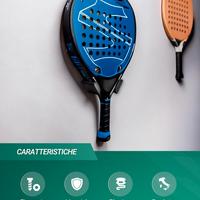 Staffa da Muro per Racchetta da Padel viti incluse