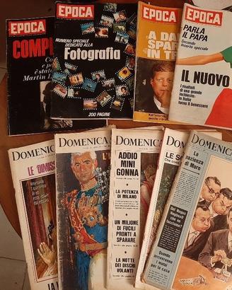 DOMENICA CORRIERE/EPOCA.Copie 10 1965-68.COMPLETI