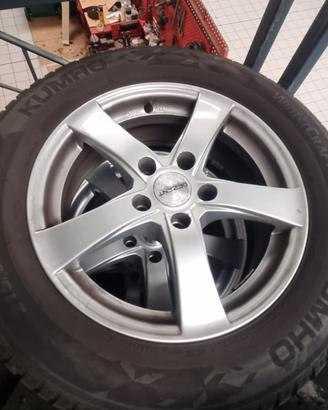 4 cerchi con 4 gomme invernali KUMO per 500 x