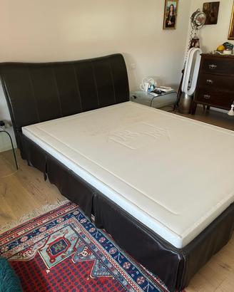 Roche bobois letto in pelle